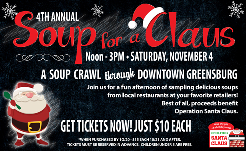 Soup for a Claus: Greensburg Soup Crawl
